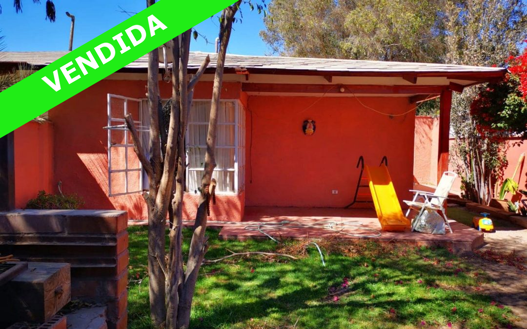 (Vendida)-Casa Los Pimientos, copiapó